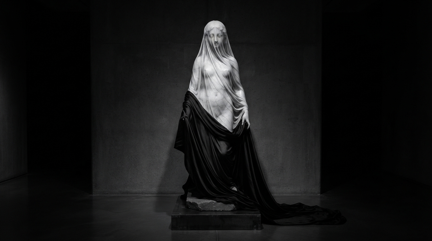 Veiled statue